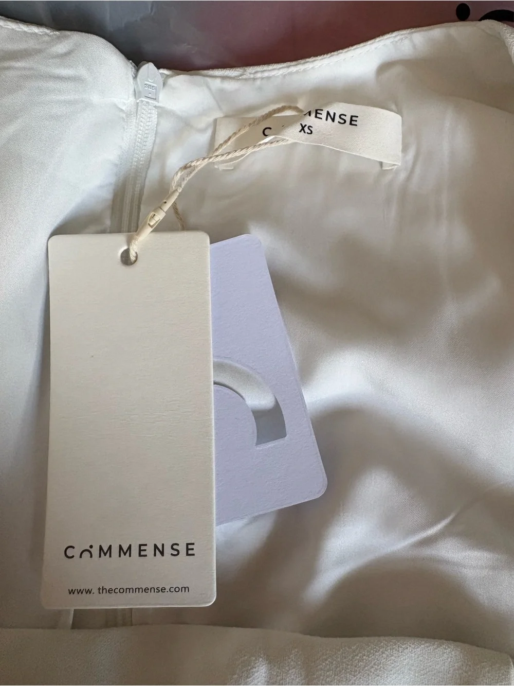 White Summer Square Neck sleeveless Skort